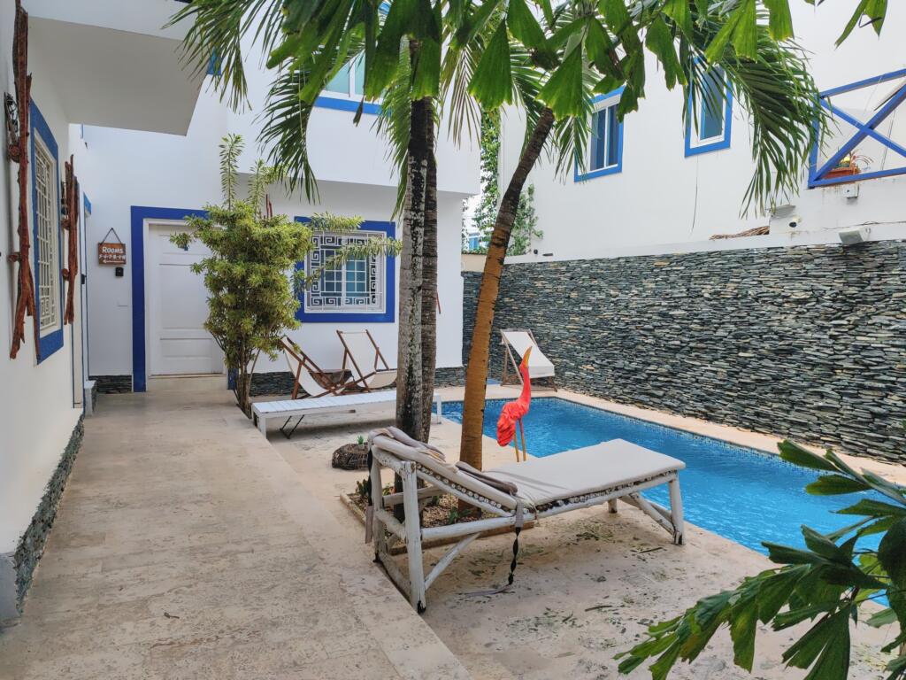 Guesthousen sisäpiha, Bayahibe | Dominikaaninen tasavalta | InTravel