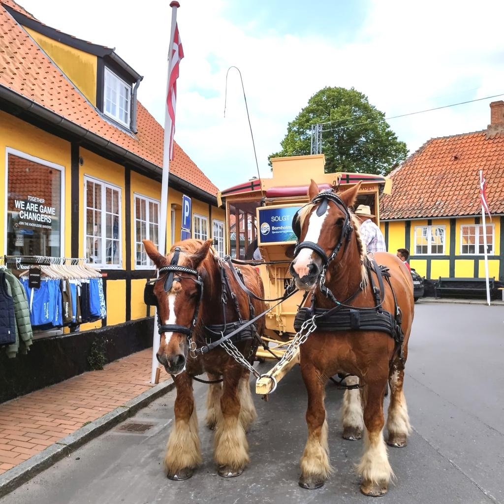 Horse cart in Svaneke, Bornholm | road trip | InTravel