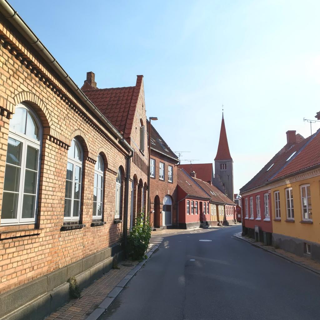 Street view in Ronne, Bornholm | road trip | InTravel