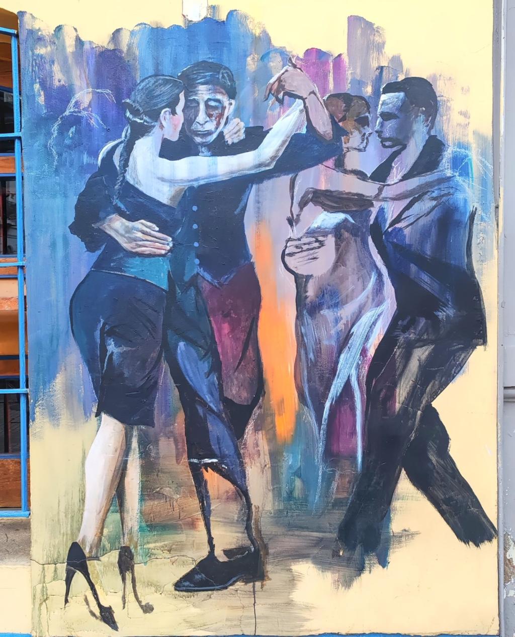 Tango-aiheinen muraali San Telmossa | Buenos Aires, Argentiinan viehättävä pääkaupunki | InTravel blogi