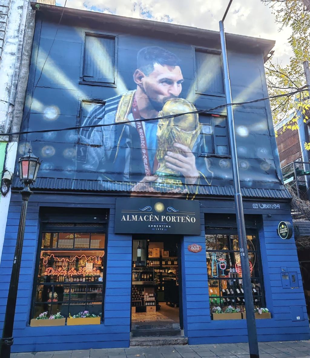 Messi-muraali La Bocassa | Buenos Aires, Argentiinan viehättävä pääkaupunki | InTravel blogi