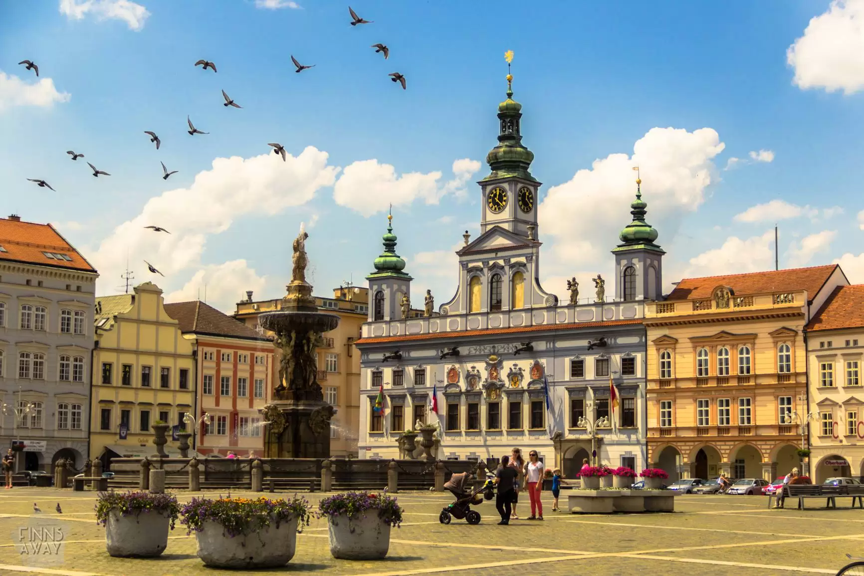 InTravel - Kesäkuu 2018 osa 2 – torvisoittoa ja kaupunkikohteita Tsekissä České Budějovicen historiallinen keskusta | InTravel blogi