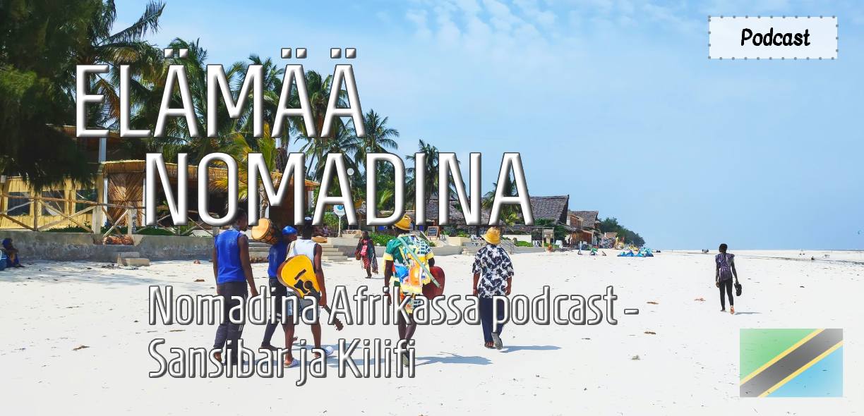 Nomadina Afrikassa podcast cover, Sansibar | InTravel