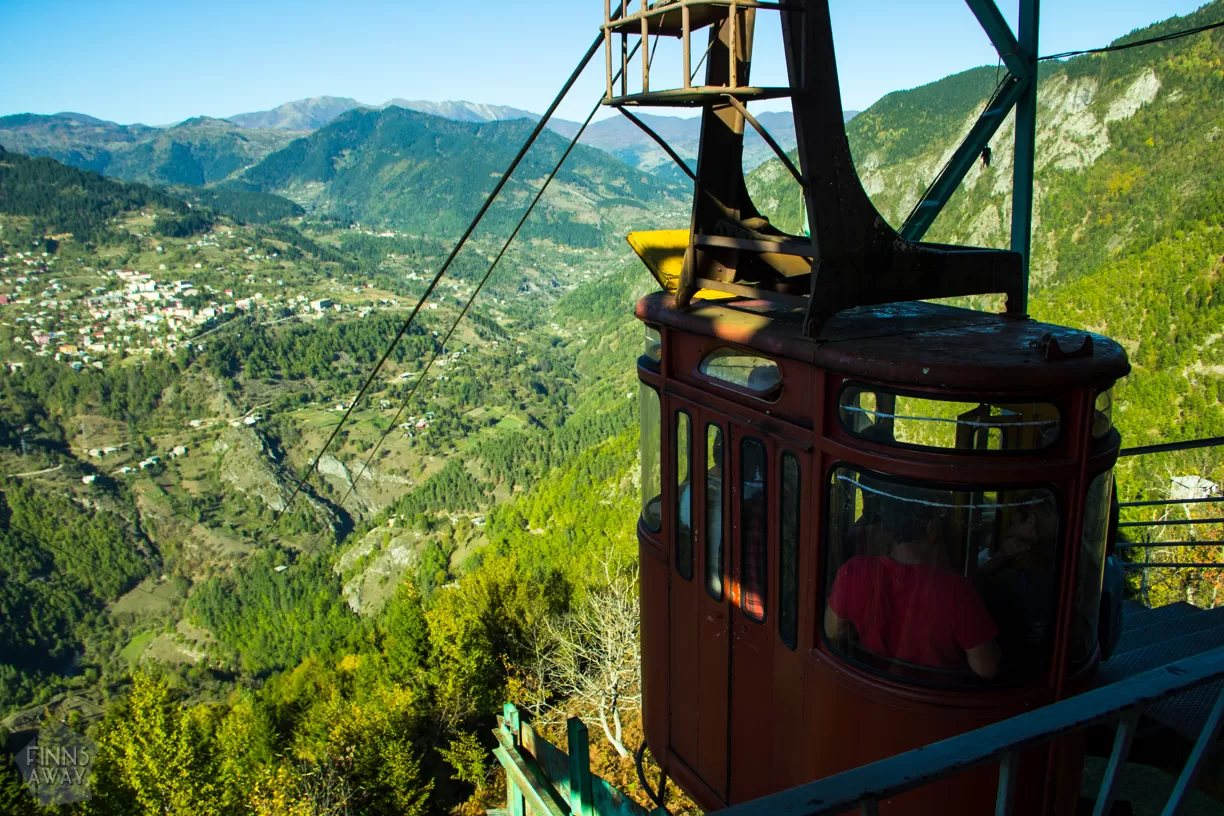 InTravel - Lokakuu 2018: Seikkailu Kaukasuksella – Georgiasta Armenian Jerevaniin Khulo cable car, Georgia| InTravel