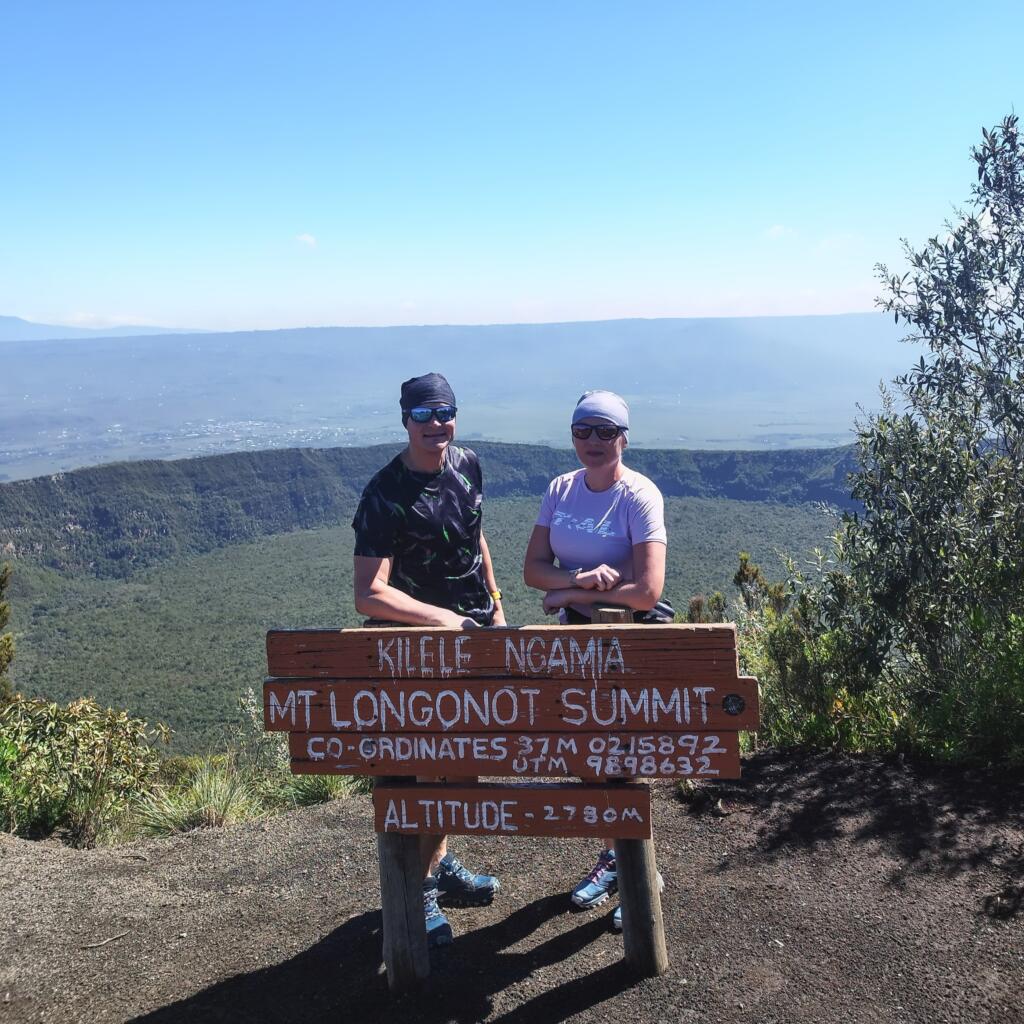 Mt Longonotin huipulla | Mount Longonot National Park | Naivasha, Kenia | InTravel