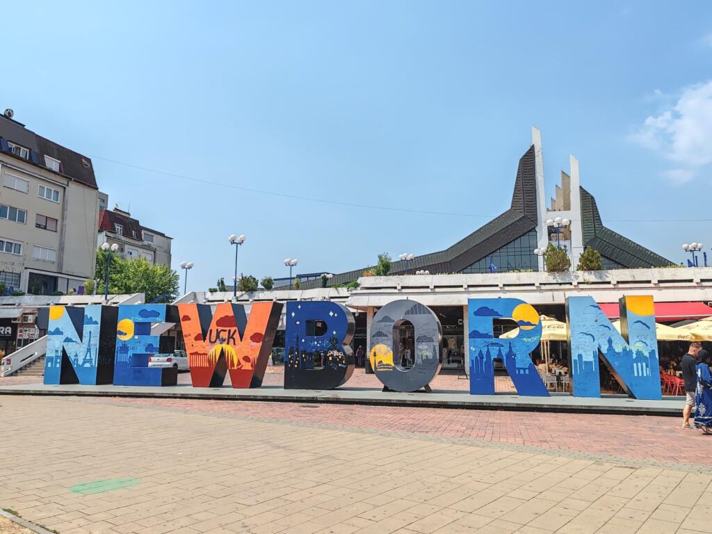 New Born Monument, Kosovo | road trip Balkanin maissa | Autolla Balkanilla | InTravel