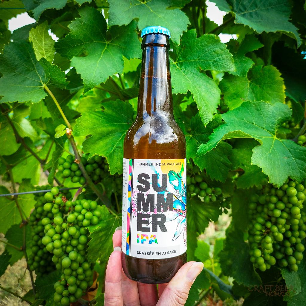 InTravel - Dijonin kautta Alsaceen ja halki Saksan kohti pohjoista Alsatian craft beer, Summer IPA by Brasserie Boumr | InTravel