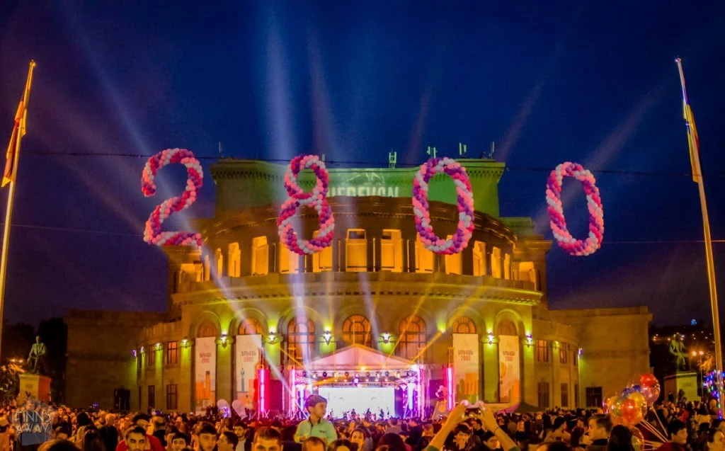 InTravel - Lokakuu 2018: Seikkailu Kaukasuksella – Georgiasta Armenian Jerevaniin Jerevan 2800 juhlat | InTravel Blogi